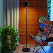 Talna svetilka Bover LED Bol P/130, mat črna, višina 130 cm - Dnevna soba/jedilnica - Dizajn - črna mat, bela - Aluminij