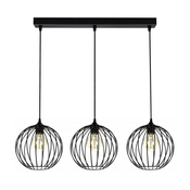 Luster na sajli MATT 3xE27/60W/230V