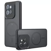 Hibridni ovitek PureFrost MagSafe za Motorola Edge 50 Pro - black