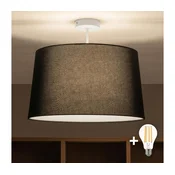 Brilagi - LED plafonski luster CERIA 1xE27/60W/230V O 45 cm bela/crna