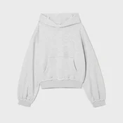 Cropp - Dukserica s kapuljacom - light grey