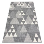 eoshop Preproga SPRING 20409332 trikotniki sisal, zanka - siva ( - Velikost: 200x290 cm)