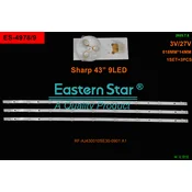 ES-4978 - SHARP 43BL2EA LED TRAKE
