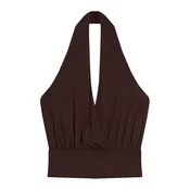 Bershka Top čokolada