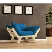 HANAH HOME Garden 1-Seat Sofa Prirodno Plava CPT8146 140
