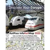 RailPass InfoRailMap 2020 - Discover Your Europe: Icon and Info illustrated Railway Atlas specifically designed for Global Inter