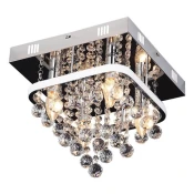 Rabalux 2238 - Kristalni nadgradni lestenec PALLAS LED/23W/230V + 4xE14/40W