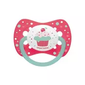 Canpol silikonska simetricna cucla 0-6m 23/282 Cupcake - Pink