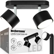 shumee Heckermann 8795314A LED reflektor črne barve 2x glava