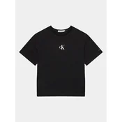 Calvin Klein Jeans Majica IG0IG02136 Črna Boxy Fit