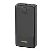DUDAO K10Pro Power Bank 20000mAh 2x USB 2.4A, črna