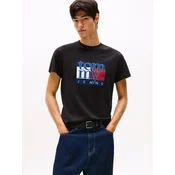 Tommy Jeans Majica DM0DM21977 Črna Regular Fit