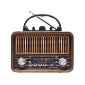 Tracer RTX200 prenosni retro radio FM/AM/SW z Bluetoothom, USB-jem in LED svetilko