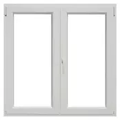 Dvostruki prozor s kvakom (Š x V: 100 x 100 cm, DIN desno, Bijele boje)