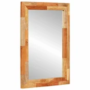 Vidaxl Ogledalo za kopalnico z ogledalom Umetni hrast 50 x 70 x 2,5 cm