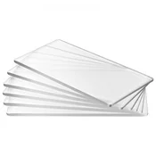 VEVOR Rezalne plošče 6 kosov 170x80x2.5 mm prozorne