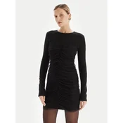 TWINSET Cocktail obleka 252TT3261 Črna Slim Fit