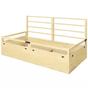 Homestar Dvignjena vrtna greda z mrežo 183x985x95 cm naravna