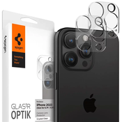 Spigen Glass tR Optik 2 Pack, crystal clear - iPhone 15 Pro/15 Pro Max/iPhone 14 Pro/14 Pro Max (AGL05761)