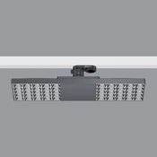 ERCO Jilly 230V BT 15W extra wide 830 crna/srebrna - Radna soba/ured - crno srebro - Plastika