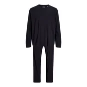 JACK & JONES Obleka za doma JACALFRED črna
