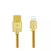 Remax Dominator RC-064i zlatni kabl za punjac USB A (muški) na lightning (muški) iPhone 5/6/6S 1m