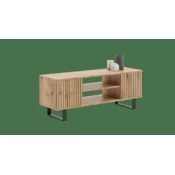 shumee Focus loft RTV omarica 135 cm - dekor letve hrast craft