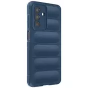 AVIZAR Silikonski ovitek za Samsung Galaxy A17 z reliefnim teksturiranim dizajnom Soft-Touch, Modra, (5000190046)