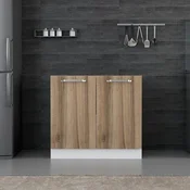 Hanah Home kuhinjski element Minar 4147, 90 cm, beli / dore