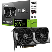 Grafička Asus GeForce RTX5060Ti Dual OC, 16GB GDDR7 DUAL-RTX5060TI-O16G