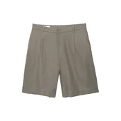 Pull&Bear Hlače z naborki kaki