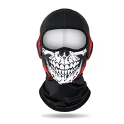 INF Skull Print Kolesarska Maska: Dihljiva Balaklava za Motoriste na Prostem, (5000078277)