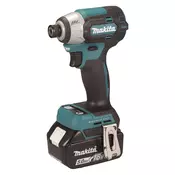 MAKITA Aku rázový šroubovák 1/4 Li-ion LXT 18V/5,0Ah, Makpac DTD201RTJ