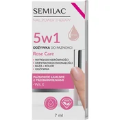 Semilac Nail Power Therapy 5v1 balzam za nohte z vrtnico 7 ml