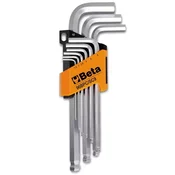 Set od 9 inbus hromiranih kljuceva sa glavom 1.5-10mm Beta
