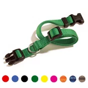 CAMON Ogrlica klik Nylon - 25mm, 40-65 cm / Smeda