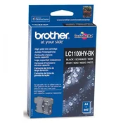 Brother original ink LC-1100HYBK, black, 900str., high capacity