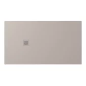 TRENECA Pladenj za prhanje iz litega marmorja 160x90 cm, ki ga je mogoče rezati po vaših željah, bež mat - Bež - 160x90x3 cm - Polysan - TRENECA - 24 - Liti marmor - 1600 - Pravokotni - 900 - 30 - 90 - 14