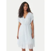 BOSS Cocktail obleka Doplisse 50558254 Svetlo modra Relaxed Fit