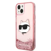 Karl Lagerfeld OVITEK KARL LAGERFELD ZA IPHONE 14 PLUS 15 PLUS GLITTER CHOUPETTE HEAD