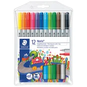 FLOMASTER ŠKOLSKI 12BARV OBOSTRANI NORIS STAEDTLER 320 NWP12