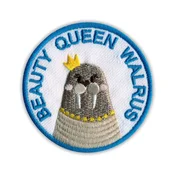 shumee Našitek Kraljica lepote WARLUS - Podlaga za likanje/toplotno varjenje - Vezen našitek/značka/emblem