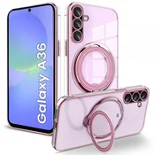 GS Magnetni ovitek za Samsung Galaxy A36 5G, za MagSafe, roza