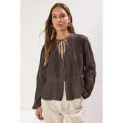 Trendyol Bluza čokolada
