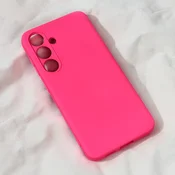 Maska za mobilni telefon Samsung Galaxy S24 TERACELL SOFT VELVET, Roze