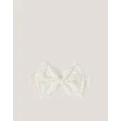 Monsoon Children Mašna za kosu Mini Lace Bow, Boja slonovace