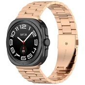 Kovinski pas Techsuit W010 za Samsung Galaxy Watch Ultra 47mm/Galaxy Watch Ultra 2 - rose gold
