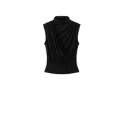 MANGO Top CARMEN črna