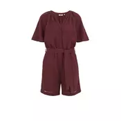 WE Fashion Kombinezon  vinsko rdeča