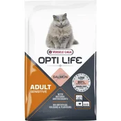 Opti Life Hrana za osetljive macke Sensitive, Losos, 7.5kg